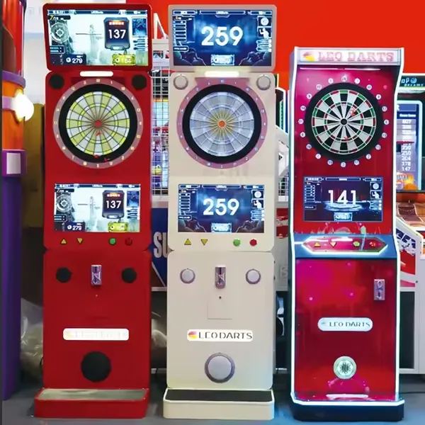 Arcade Coin Operated Indoor Sport Standing Dartboard Machine-3