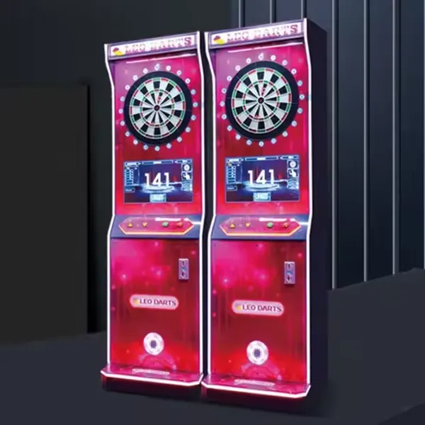 Arcade Coin Operated Indoor Sport Standing Dartboard Machine-4
