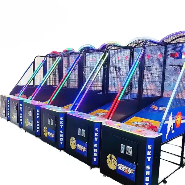 Coin Operated Basketball Machine Adults Play Games Crazy Shoot Ball Basketball Arcade-5