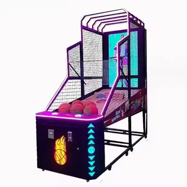 Coin Operated Basketball Machine Adults Play Games Crazy Shoot Ball Basketball Arcade