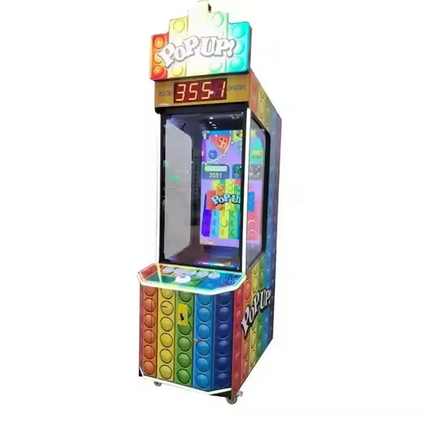 Coin Operated Indoor Kids Simulator Pop up Jumping Balls Arcade Game Machine-1