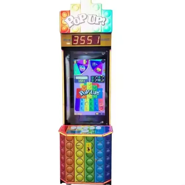 Coin Operated Indoor Kids Simulator Pop up Jumping Balls Arcade Game Machine-2